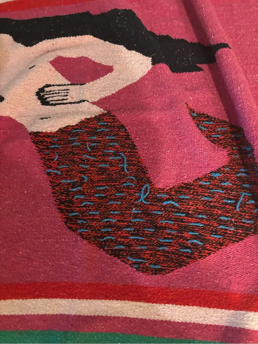 La Serina Loteria mermaid blanket